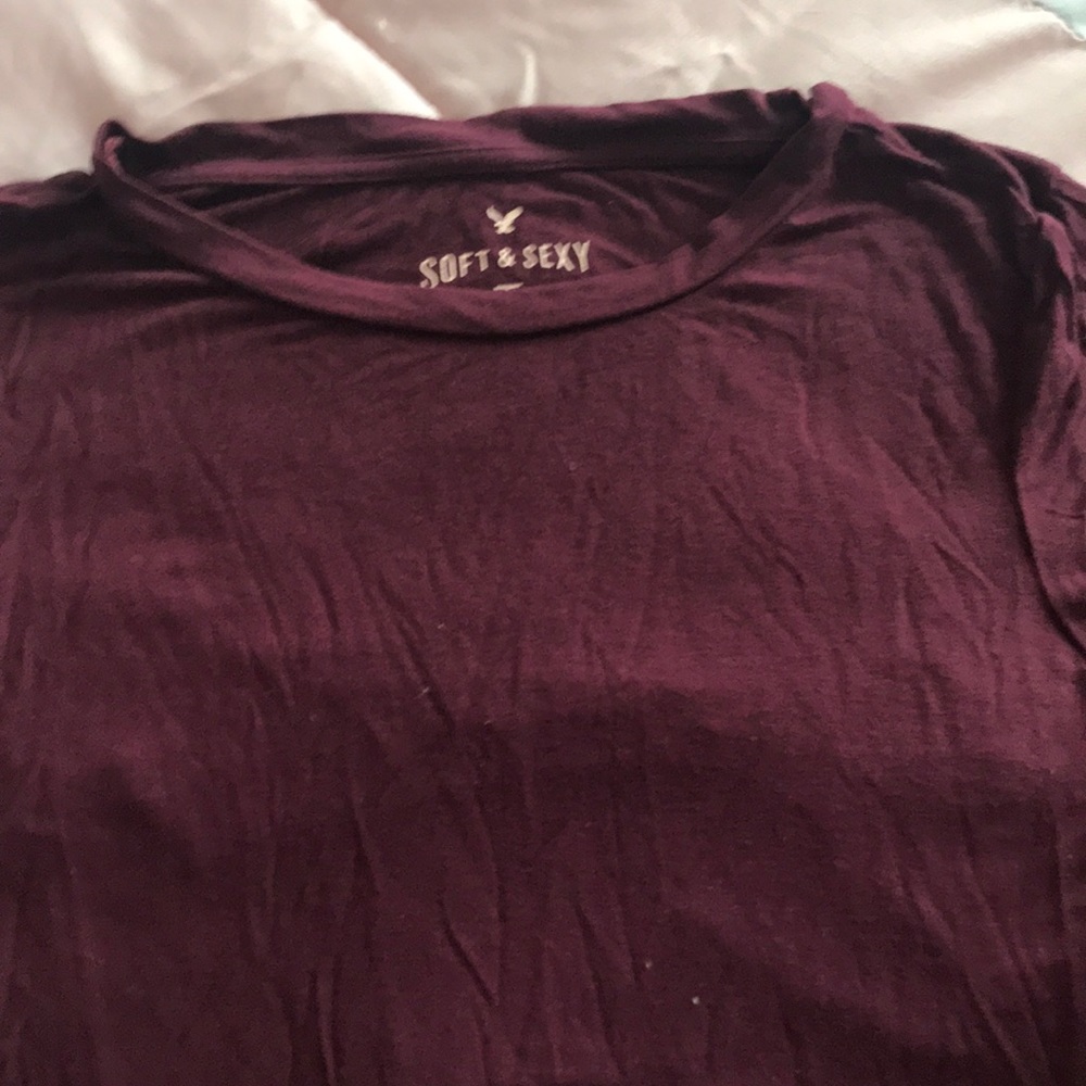 Burgundy Tee